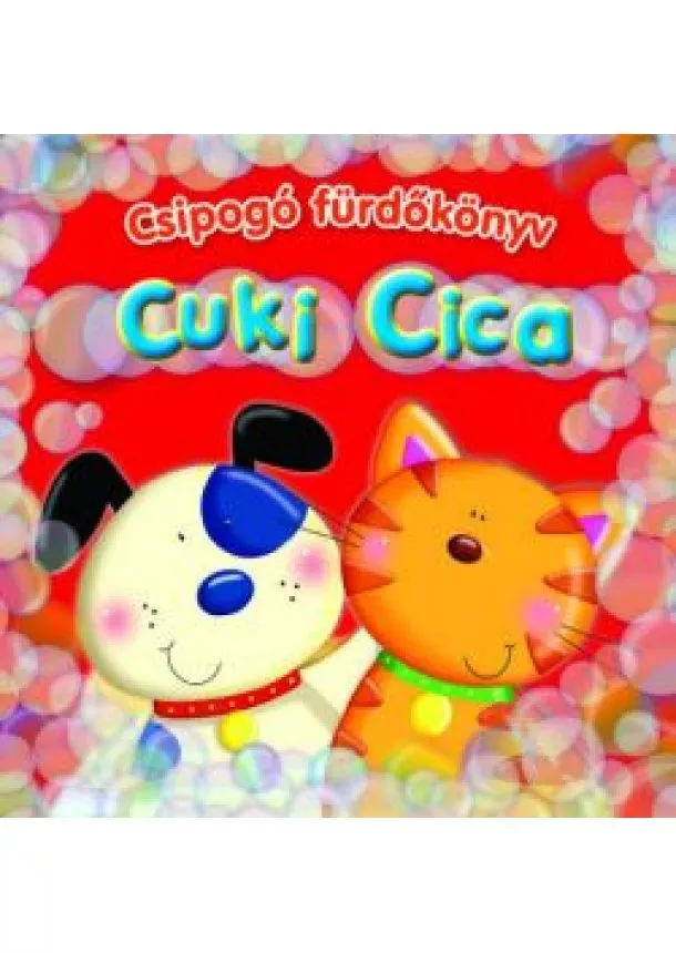 Pancsolókönyv - Csipogó fürdőskönyv - Cuki Cica