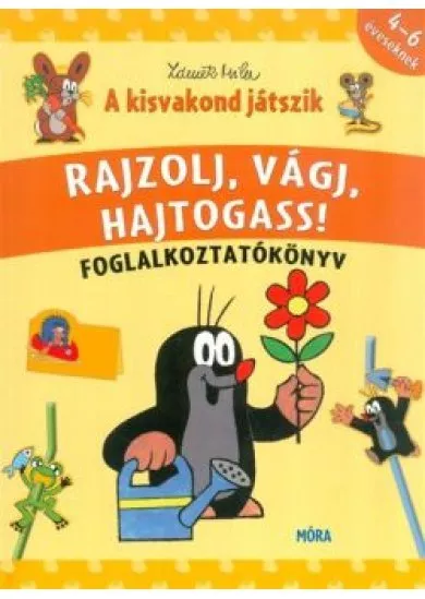 Rajzolj, vágj, hajtogass! /A kisvakond játszik foglalkoztatókönyv