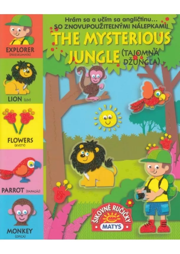 autor neuvedený - Znovupoužiteľné nálepky: Tajomná džungľa (The mysterious jungle)