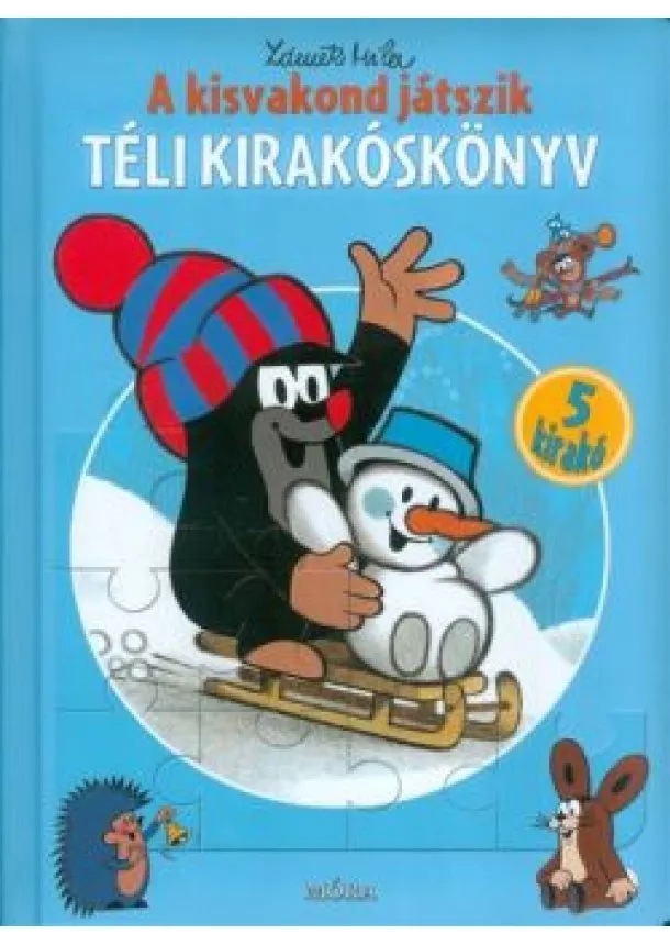 ZDENEK MILER - A KISVAKOND JÁTSZIK - TÉLI KIRAKÓSKÖNYV
