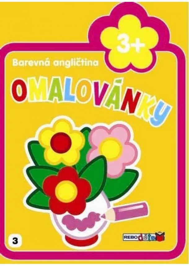 autor neuvedený - Kytička - Barevná angličtina - omalovánky