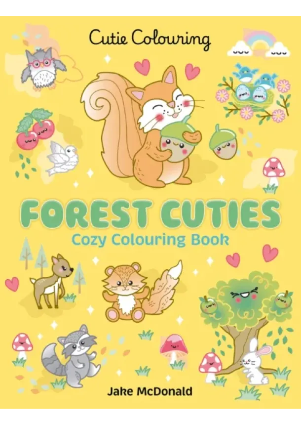 Forest Cuties: Colouring Book
