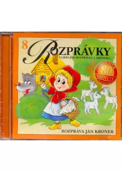 CD - Rozprávky - rozpráva Ján Kroner(8)