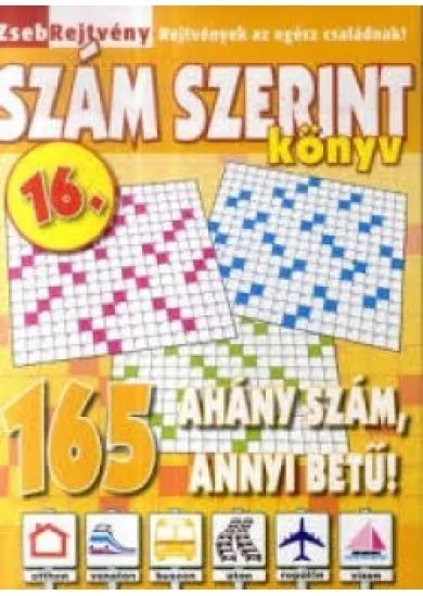 Zsebrejtvény Szám szerint könyv 16