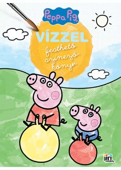 Vízzel festhető színezőkönyv: Peppa malac