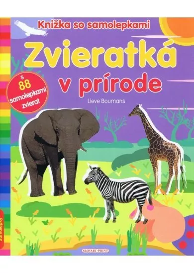 Zvieratká v prírode - Knižka so samolepkami