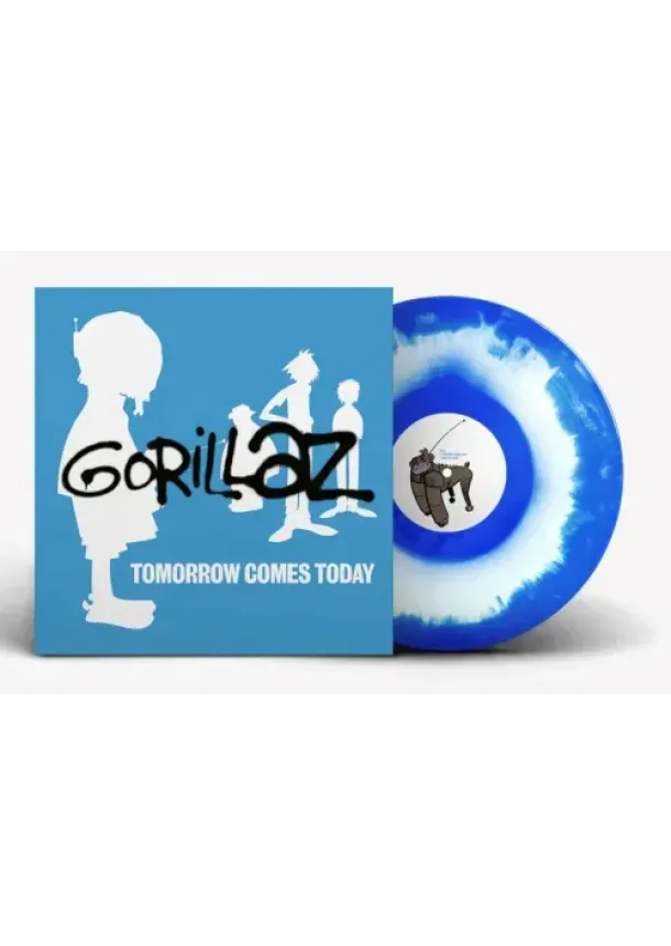 Gorillaz - Gorillaz:  Tomorrow Comes Today (Limited Blue & White Vinyl, 4 Track EP, 140g)