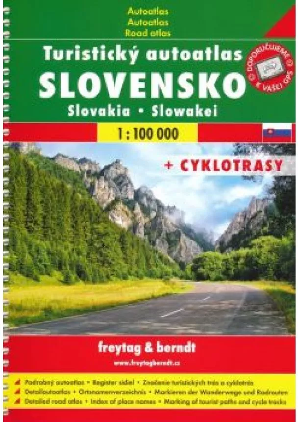 Turistický autoatlas Slovensko 1:100 000 FB