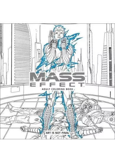 Mass Efect Adult Coloring Book