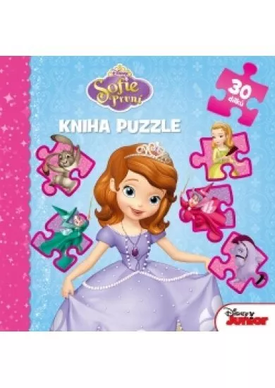 Sofie První - Kníha puzzle 30 dílků