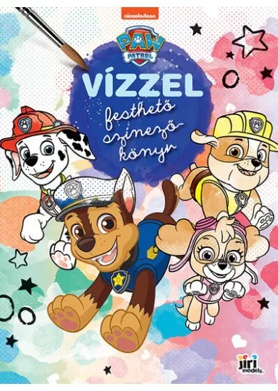 Vízzel festhető színezőkönyv: Mancs őrjárat