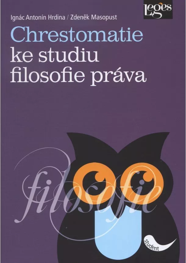 Ignác Antonín Hrdina, Zdeněk Masopust - Chrestomatie ke studiu filosofie práva