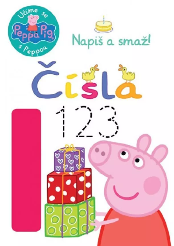 autor neuvedený - Peppa Pig Učíme se s Peppou, Napiš a smaž! Čísla