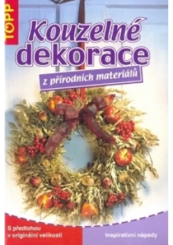Kaenders Gudrun - TOPP - KOUZELNÉ DEKORACE Z PŘÍRODNÍCH MATERIÁLŮ 3498