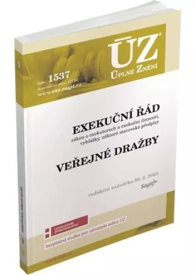 ÚZ 1537 Exekuční řád, Veřejné dražby