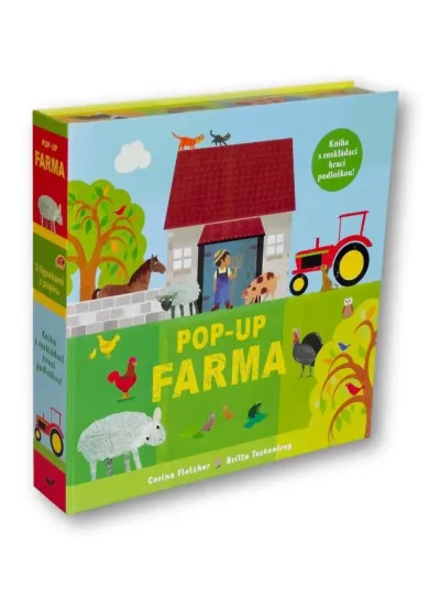 Pop-up Farma Kniha s rozkládací hrací podložkou