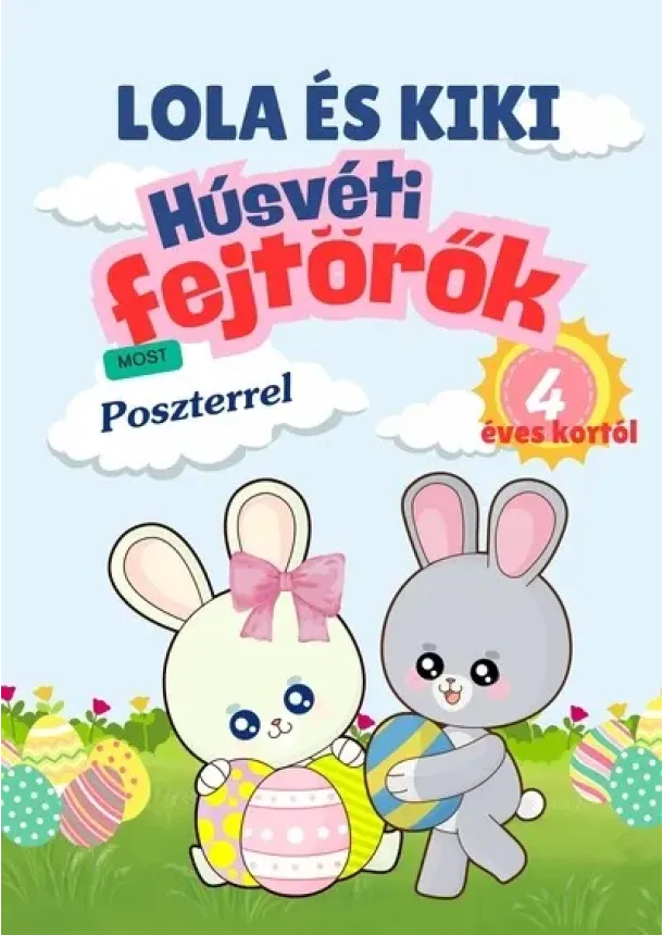 Foglalkoztató - Lola és Kiki - Húsvéti fejtörők 4 éves kortól §H