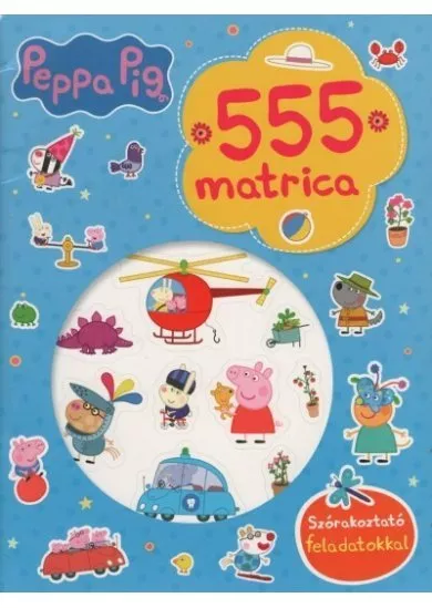 555 matrica: Peppa malac - Szórakoztató feladatokkal