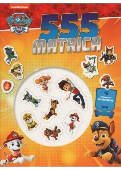 555 matrica: Mancs őrjárat - Szórakoztató feladatokkal