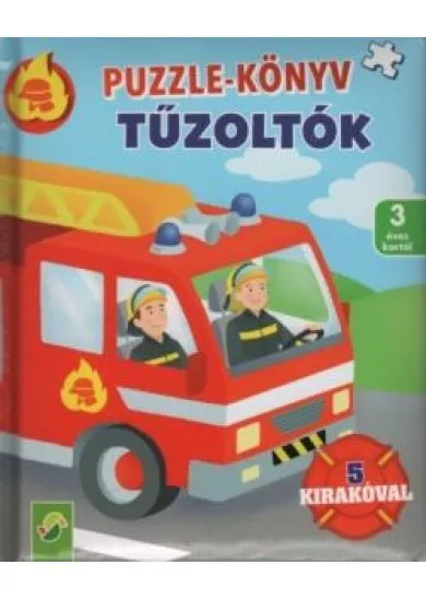 Knižka s puzzle hasiči