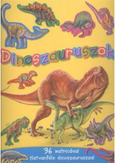 Mozgalmas matricásfüzet - Dinoszauruszok