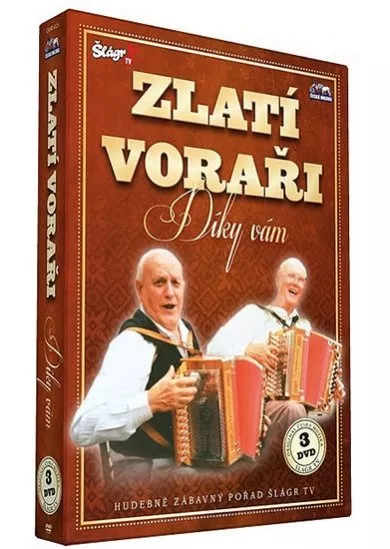 Zlatí Voraři - Díky Vám - 3 DVD