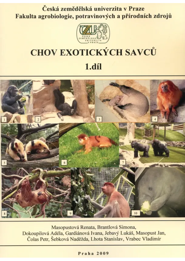 Renata Masopustová a kolektiv - Chov exotických savců - 1. díl