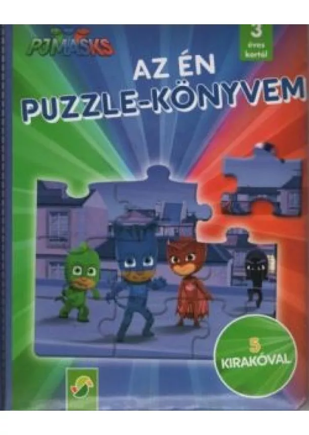 Puzzle-Könyv - PJMASKS: az én puzzle-könyvem - 5 kirakóval