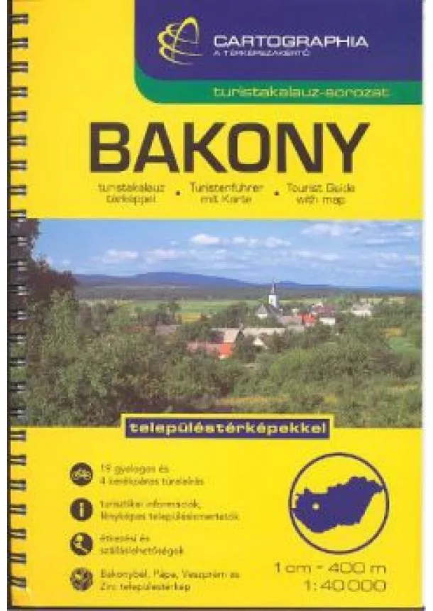 Térkép - Bakony turistakalauz (1:40 000) /Turistakalauz-sorozat