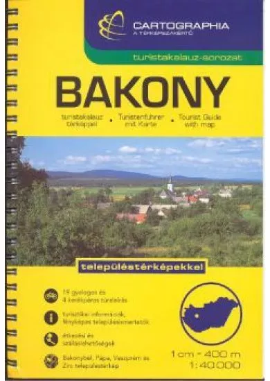 Bakony turistakalauz (1:40 000) /Turistakalauz-sorozat