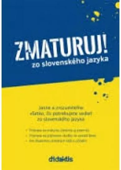 Zmaturuj zo slovenského jazyka