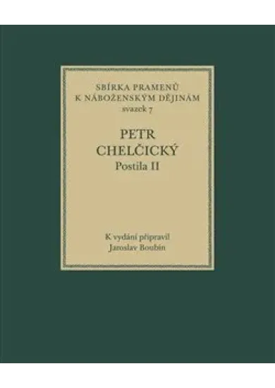 Postila II - Sbírka pramenů k náboženským dějinám sv. 7