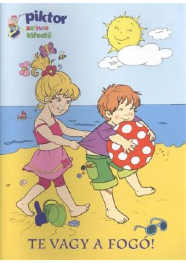 Színező - TE VAGY A FOGÓ! /PIKTOR SZÍNES KIFESTŐ