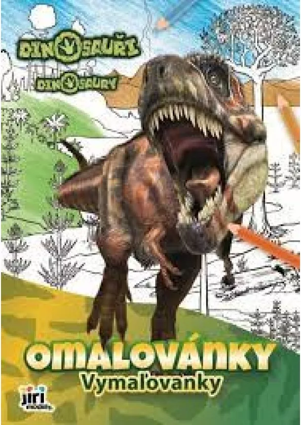 kol - Omalovánky Dinosauři (A4) - Vymaľovanky Dinosaury (A4)
