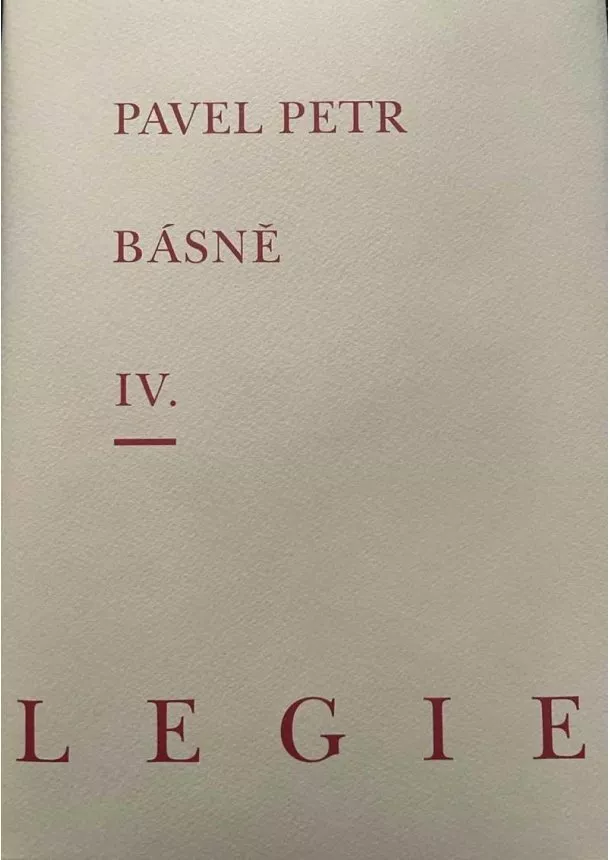 Básně / Elegie IV.