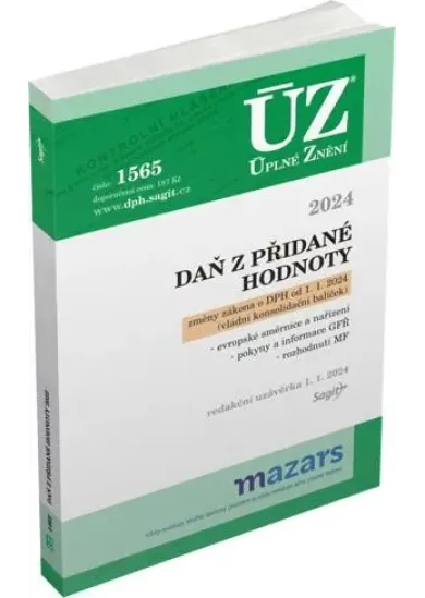 ÚZ 1565 Daň z přidané hodnoty