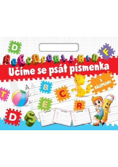 Učíme se psát písmenka - s nálepkami