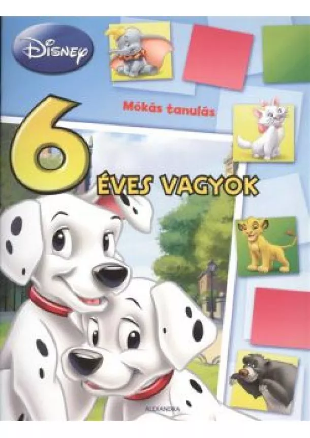 FOGLALKOZTATÓ FÜZET - DISNEY MÓKÁS TANULÁS - 6 ÉVES VAGYOK