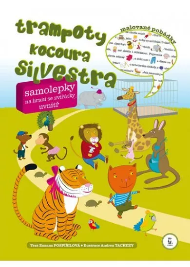 Trampoty kocoura Silvestra - malované pohádky + samolepky