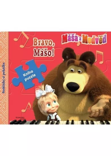 Máša a medvěd Bravo, Mášo - Kniha puzzle (CZ)