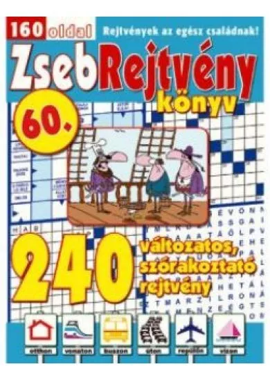 Zsebrejtvény könyv 60.