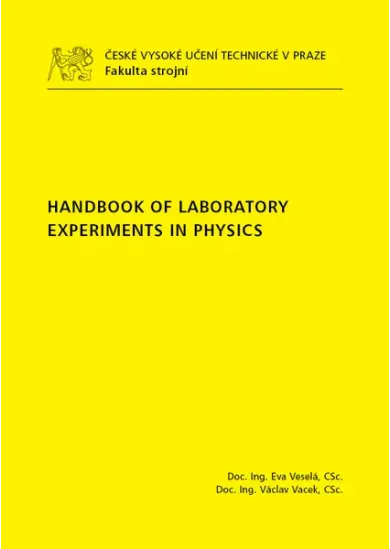 Handbook of Laboratory Experiments in Physics