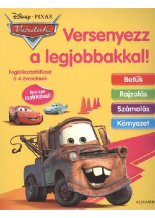 FOGLALKOZTATÓ FÜZET - VERDÁK: VERSENYEZZ A LEGJOBBAKKAL! - FOGLALKOZTATÓFÜZET 3-4 ÉVESEKNEK