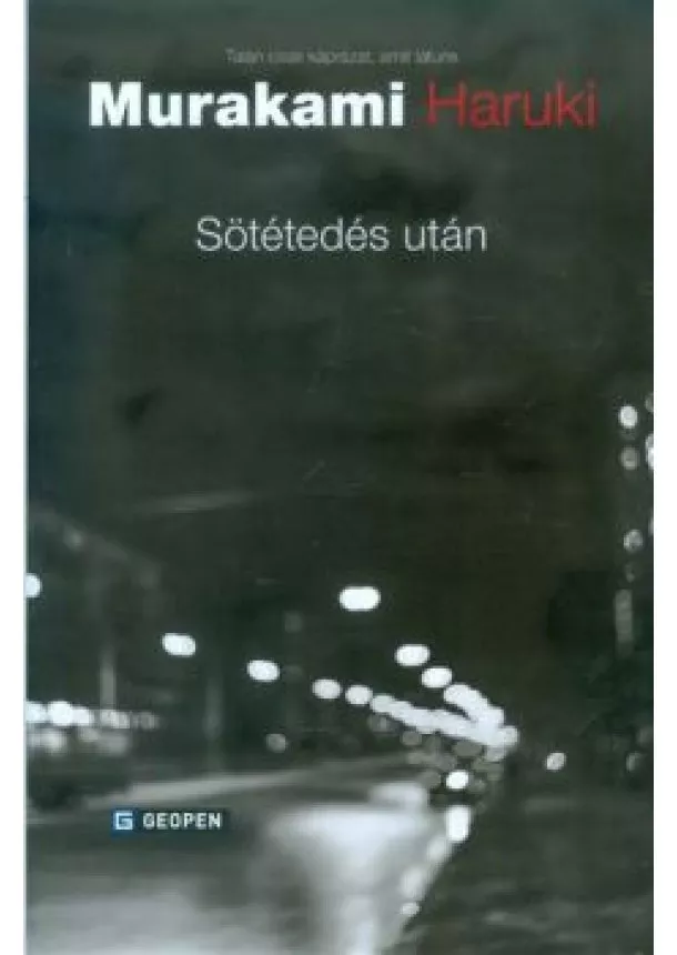 Murakami Haruki - Sötétedés után