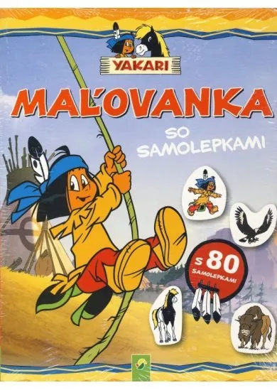 Yakari - Maľovanka so samolepkami