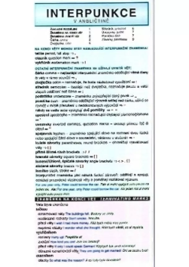 Interpunkce v angličtině