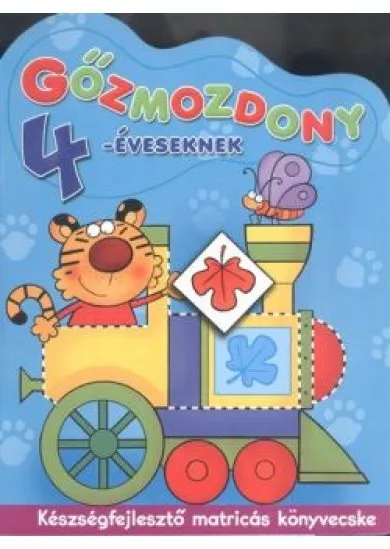 GŐZMOZDONY 4 ÉVESEKNEK /KÉSZSÉGFEJLESZTŐ MATRICÁS KÖNYVECSKE