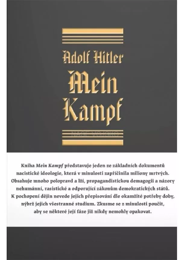 Adolf Hitler - Mein Kampf (CZ)
