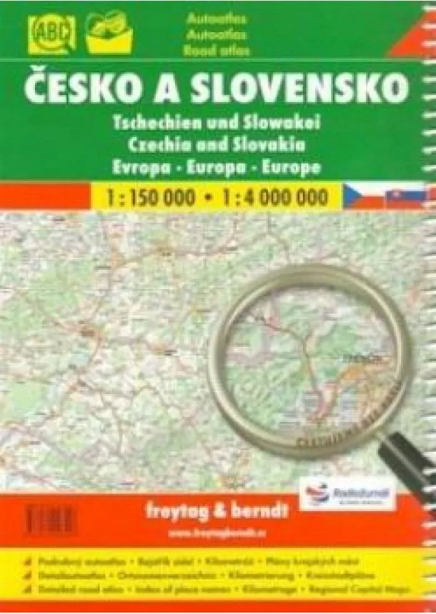 AA Česko a Slovensko 1:150 000 A4 FB 