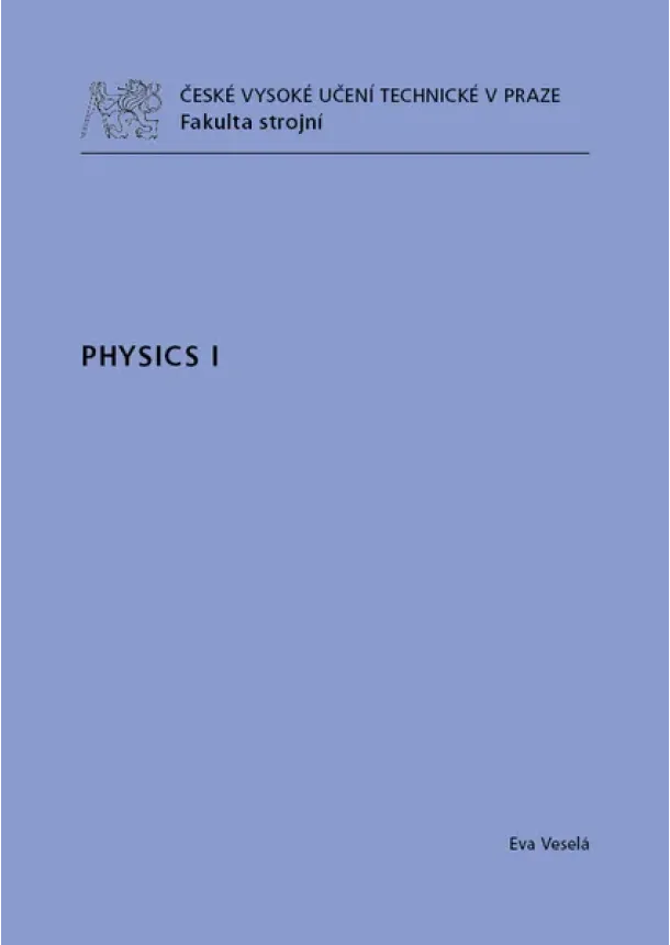 Eva Veselá - Physics I.